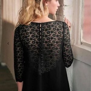 NWT Sézane Axelle black cocktail dress - size 42 — FLAW